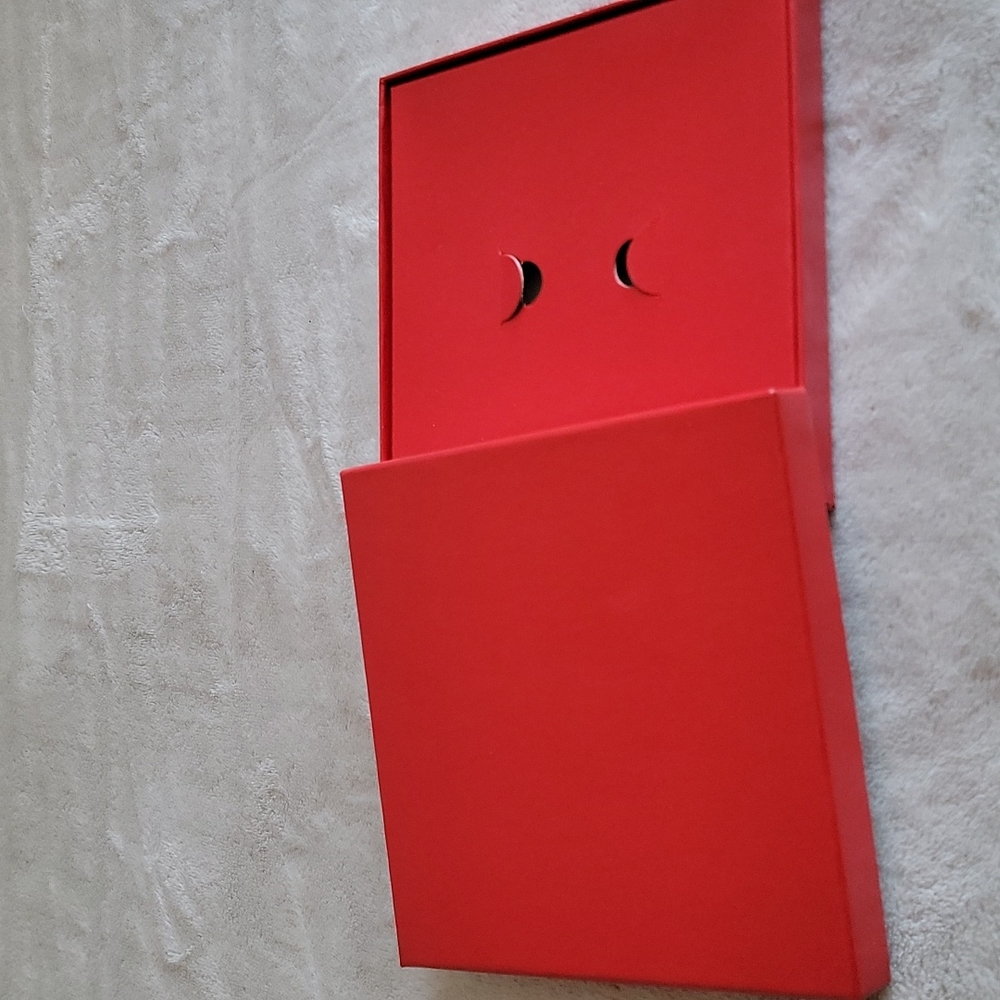 RED gift box for a gift card